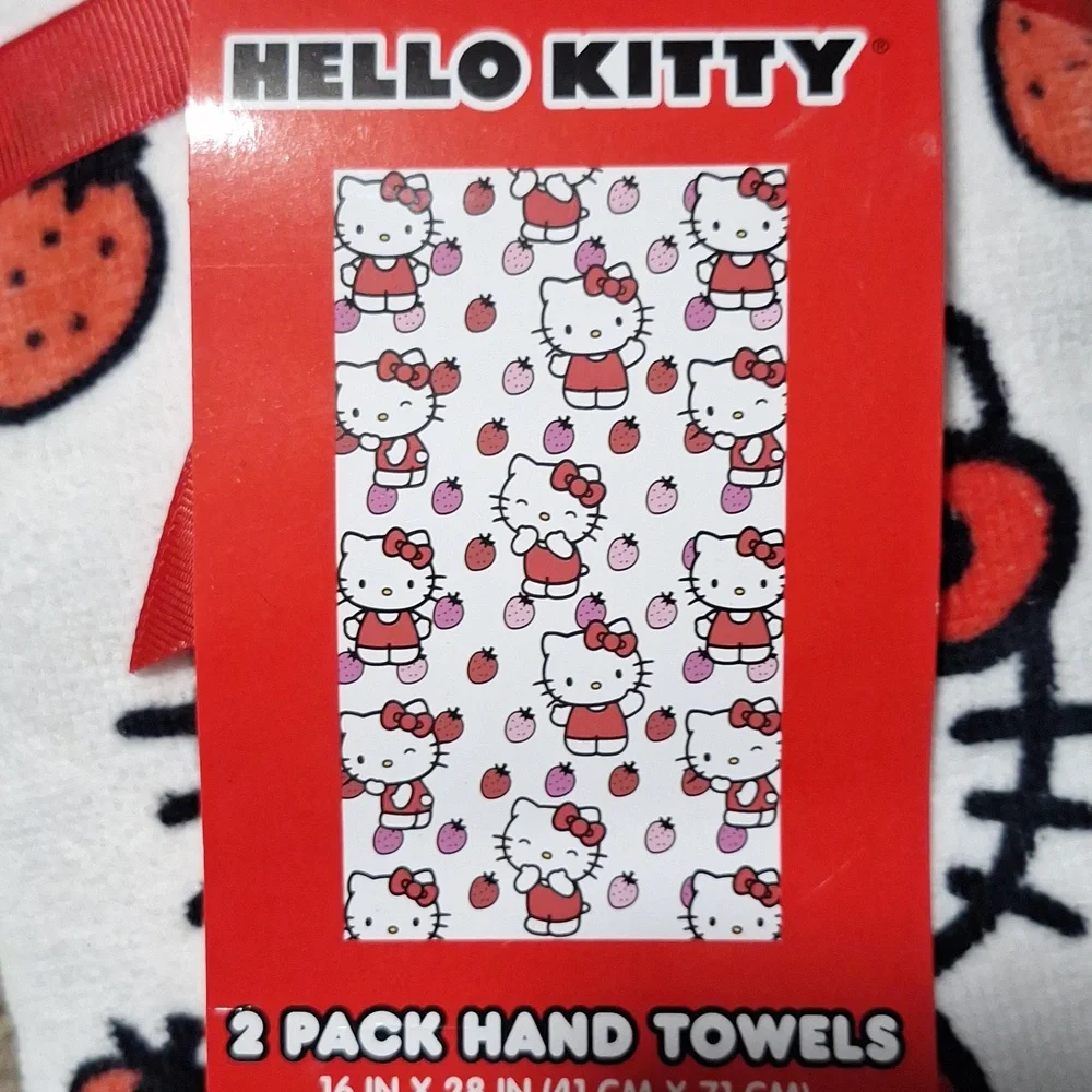 Hello Kitty Hand Towel Set